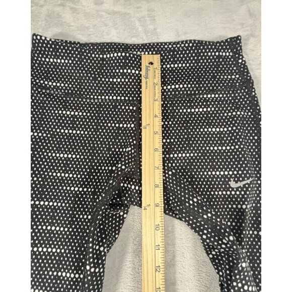 Nike Dri-Fit Athletic Running Pants Black Sporty Active Workout Leggings Sz S - Picture 4 of 10